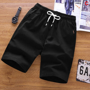 2020 Summer Men's shorts Casual Loose Cropped Trousers Sports Shorts Loose Knit Straight Casual Pants Cotton Short Pants New 4XL