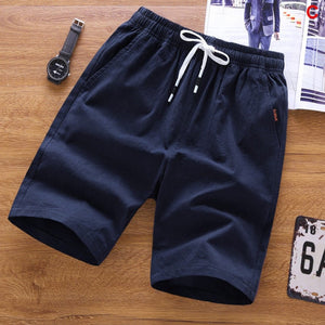 2020 Summer Men's shorts Casual Loose Cropped Trousers Sports Shorts Loose Knit Straight Casual Pants Cotton Short Pants New 4XL