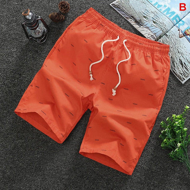 2020 Summer Men's shorts Casual Loose Cropped Trousers Sports Shorts Loose Knit Straight Casual Pants Cotton Short Pants New 4XL