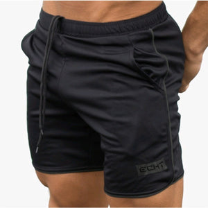 New Men Fitness Bodybuilding Shorts Man Summer  Workout Male Breathable Mesh Quick Dry Sportswear Jogger Beach Short Pants